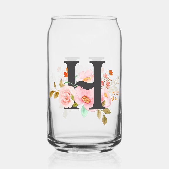 Vaso Con Forma De Lata Letra H (Anverso)