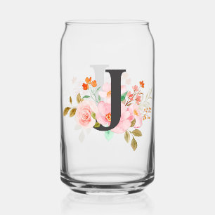 Vaso Con Forma De Lata Letra J