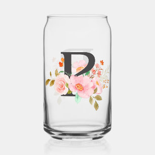 Vaso Con Forma De Lata Letra P
