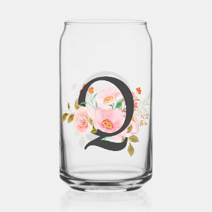 Vaso Con Forma De Lata Letra Q