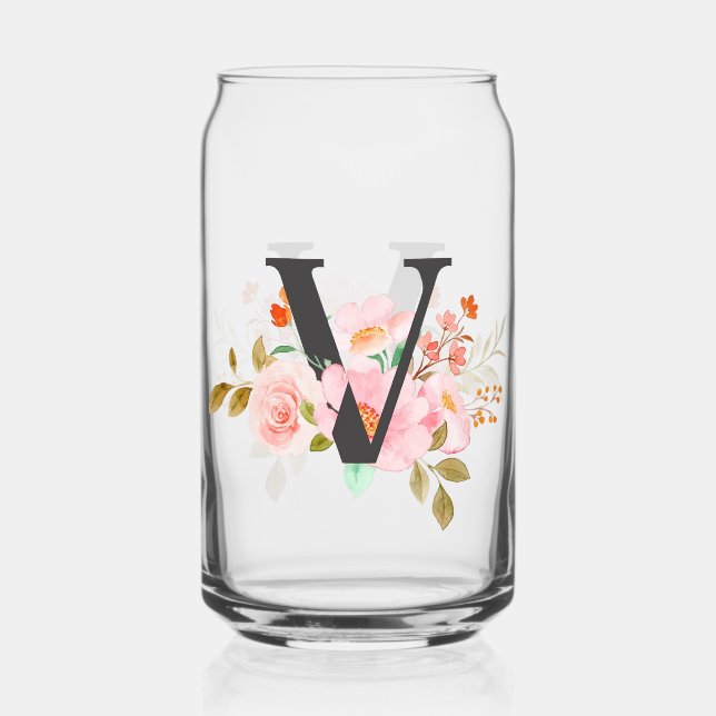 Vaso Con Forma De Lata Letra V (Anverso)
