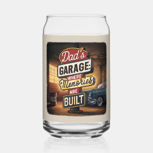 Vaso Con Forma De Lata Letrero Automotriz Retro Vintage del Garaje de Pap