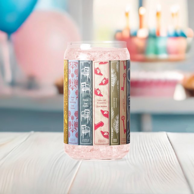 Vaso Con Forma De Lata libros de Jane Austen (Insitu (Baby Shower))