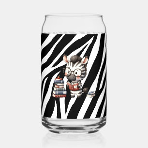 Vaso Con Forma De Lata Libros de lectura de cebra.