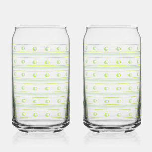Vaso Con Forma De Lata Lime Green Soda Glass