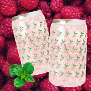 Vaso Con Forma De Lata Limonada de limón rosa