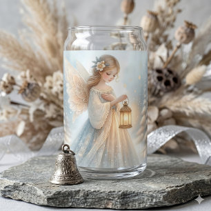 Vaso Con Forma De Lata Linterna de Ángel Invernal Celestial de Consuelo