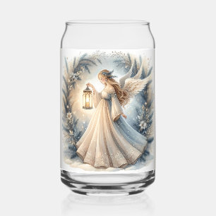 Vaso Con Forma De Lata Linterna del Ángel Celestial de Invierno de Paz