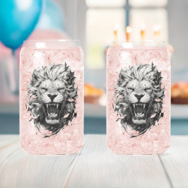 Vaso Con Forma De Lata Lion Can Glass