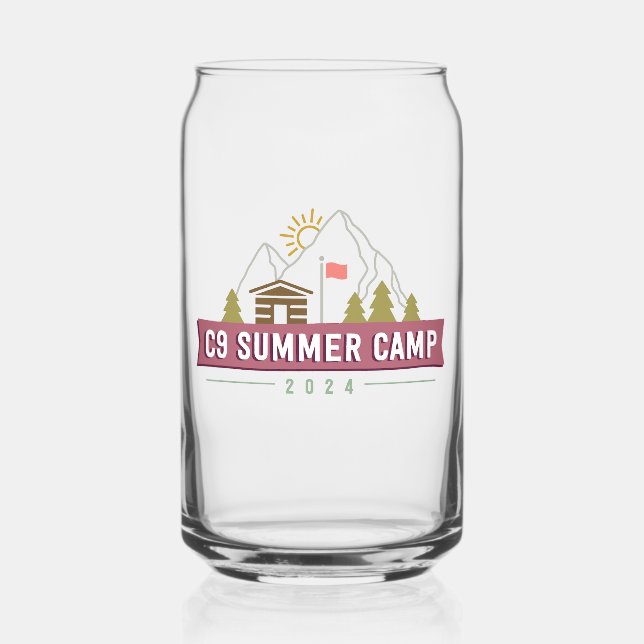 Vaso Con Forma De Lata Logo de C9 Summer Camp 2024 (Anverso)