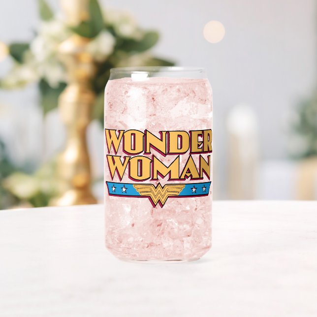 Vaso Con Forma De Lata Logo de Wonder Woman (Insitu (Boda))