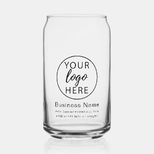 Vaso Con Forma De Lata Logotipo Comercial Personalizado Marca Empresa Pro