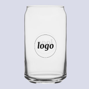Vaso Con Forma De Lata Logotipo Simple de Marca Promocional Empresarial
