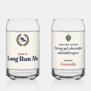 Vaso Con Forma De Lata Long Run Ale: Vaso de Cerveza Personalizado para C