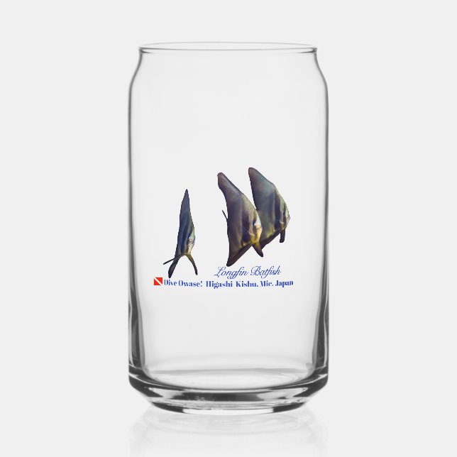 Vaso Con Forma De Lata Longfin Batfish (Anverso)