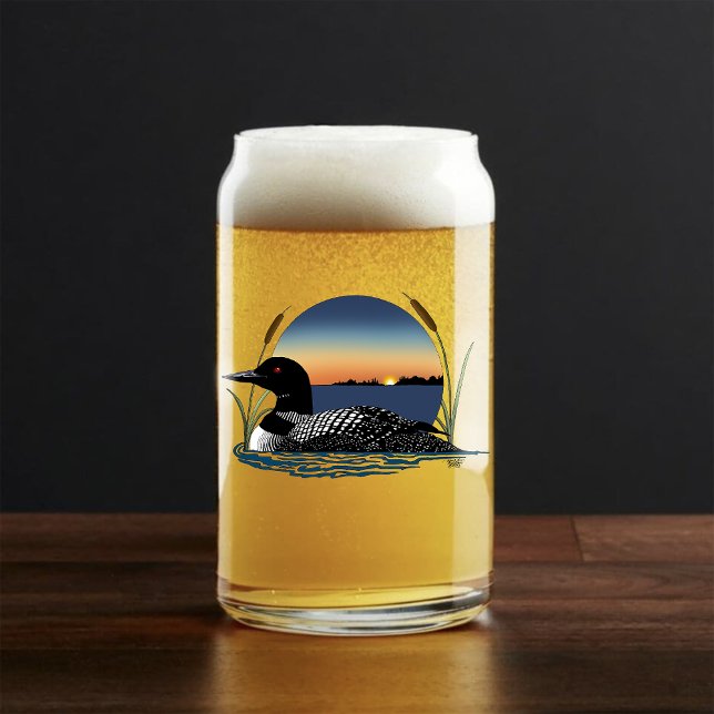 Vaso Con Forma De Lata Loon Sunset Blue (Subido por el creador)