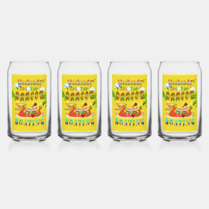 Vaso Con Forma De Lata Los Fines De Semana Son Para Bote Dragón