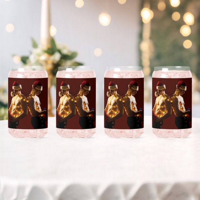 Vaso Con Forma De Lata Los Navidades sin camisa de SlipperyJoe (Insitu (Boda))