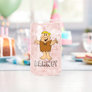 Vaso Con Forma De Lata Los Picapiedra   Barney Rubble