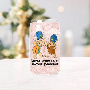 Vaso Con Forma De Lata Los Picapiedra   Buffaloes de agua Fred y Barney