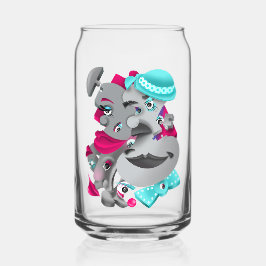 Vaso Con Forma De Lata Los rostros surrealistas del rompecabezas pueden s