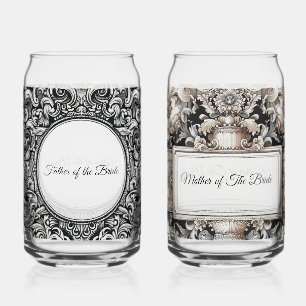 Vaso Con Forma De Lata Madre elegante Padre de la novia personalizado
