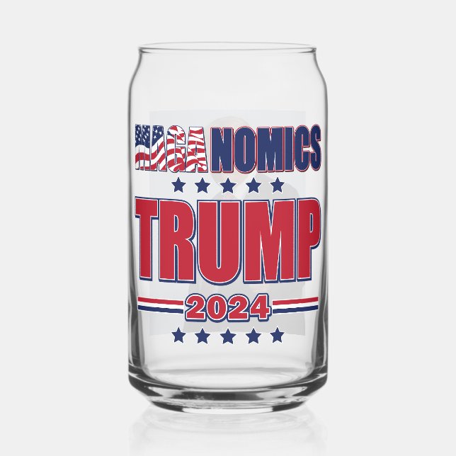 Vaso Con Forma De Lata Maganomics Trump 2024 (Anverso)
