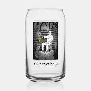 Vaso Con Forma De Lata Magia de Cubo con Monstruos