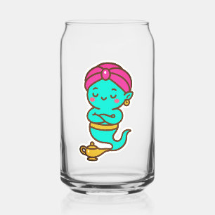 Vaso Con Forma De Lata Magical Kawaii Djinn - Espíritu neón