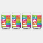Vaso Con Forma De Lata Magnífico Día de Cumpleaños del Purpurina Rainbow<br><div class="desc">El unicornio mágico es divertido y caprichoso en gafas personalizadas durante fiestas, celebraciones y eventos. El fondo purpurina de imitación espumosa está disponible en muchos otros colores. Crea recuerdos duraderos con este vaso colorido con plantillas de texto. Usen todos los días o para invitados de honores en bar/bat mitzvahs, bodas...</div>