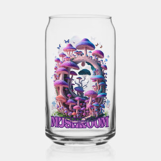 Vaso Con Forma De Lata Magnífico hongo Maravilloso Encanto de arte fantas