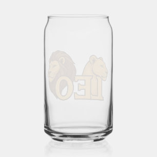 Vaso Con Forma De Lata Majestuosa fusión de leones y leones - Audaz vida 