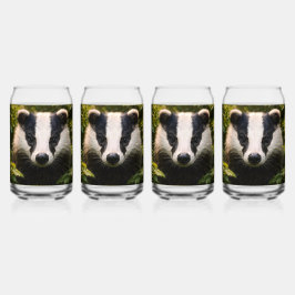 Vaso Con Forma De Lata Majestuoso highball de tejón británico