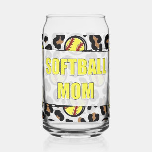 Vaso Con Forma De Lata Mamá de sóftbol
