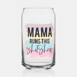 Vaso Con Forma De Lata Mamá dirige esto