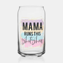 Vaso Con Forma De Lata Mamá maneja esto