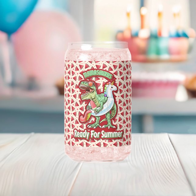 Vaso Con Forma De Lata Mamá Reina Floral (Insitu (Baby Shower))