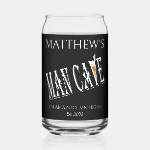 Vaso Con Forma De Lata Man Cave Pub Beer Can Glass Drinkware
