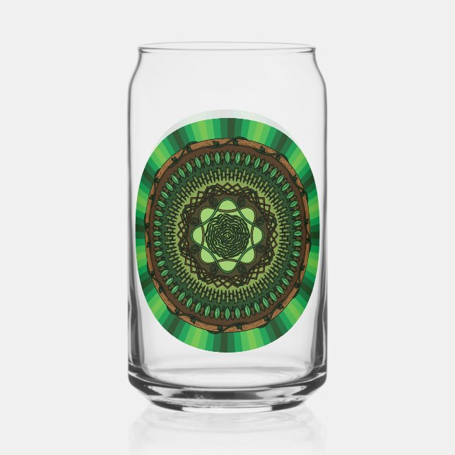 Vaso Con Forma De Lata Mandala terrestre (Anverso)