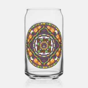 Vaso Con Forma De Lata Mandalas de Trucos y Golosinas