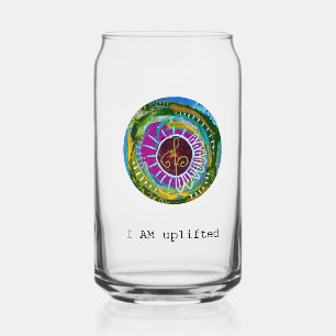 Vaso Con Forma De Lata Mantra con portal de plegarias - elevado