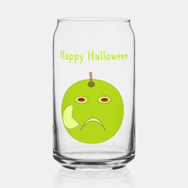 Vaso Con Forma De Lata Manzana malvada con Personalizado de Scar Hallowee (Anverso)