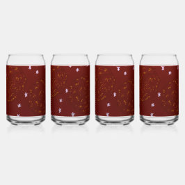 Vaso Con Forma De Lata Marigolds with Stars