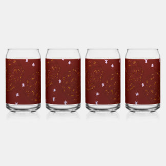 Vaso Con Forma De Lata Marigolds with Stars