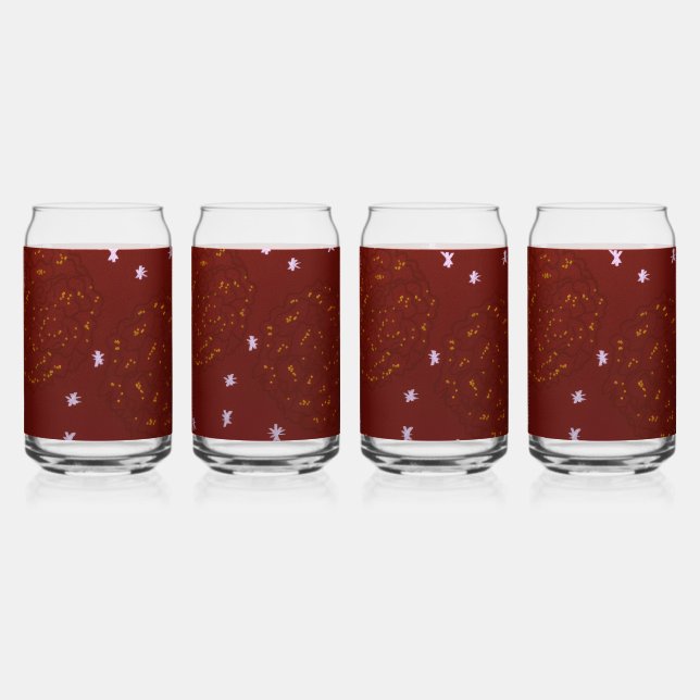 Vaso Con Forma De Lata Marigolds with Stars (Anverso)