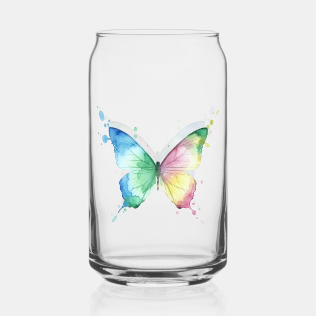 Vaso Con Forma De Lata Mariposa (Anverso)