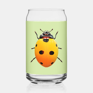 Vaso Con Forma De Lata Mariquita Afortunada