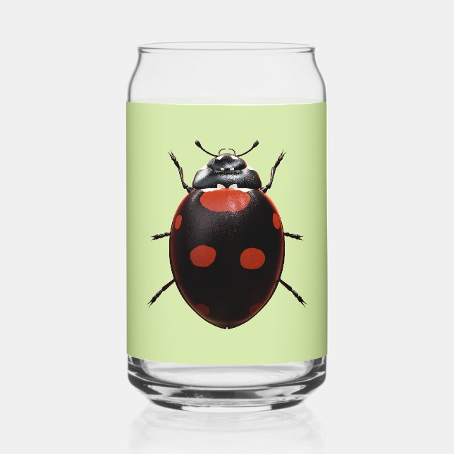 Vaso Con Forma De Lata Mariquita Afortunada (Anverso)