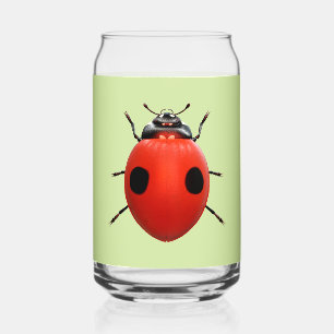Vaso Con Forma De Lata Mariquita Afortunada
