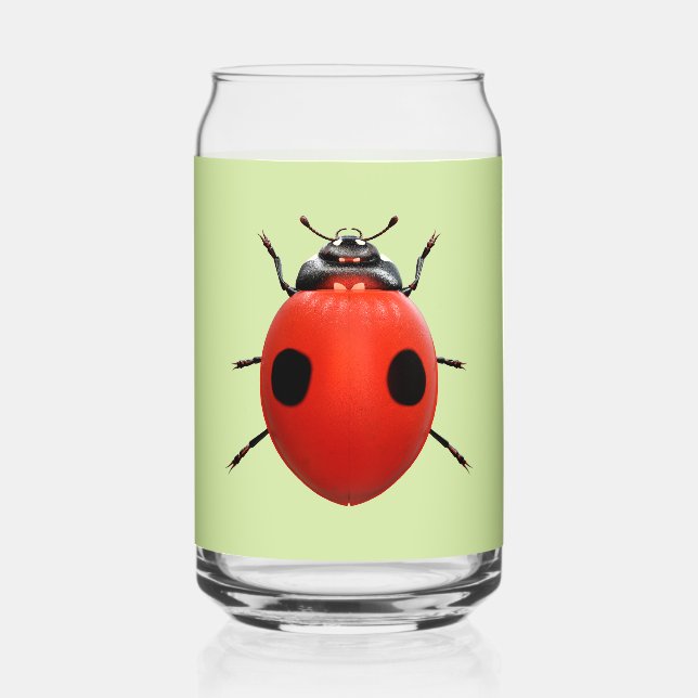 Vaso Con Forma De Lata Mariquita Afortunada (Anverso)